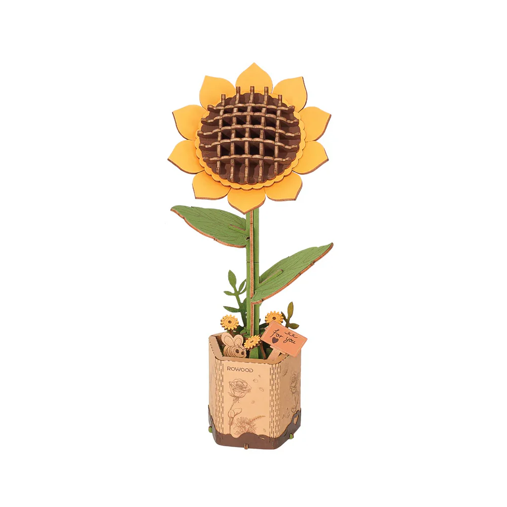 3D Wooden Flower Puzzle Bundle Pack - Image 3