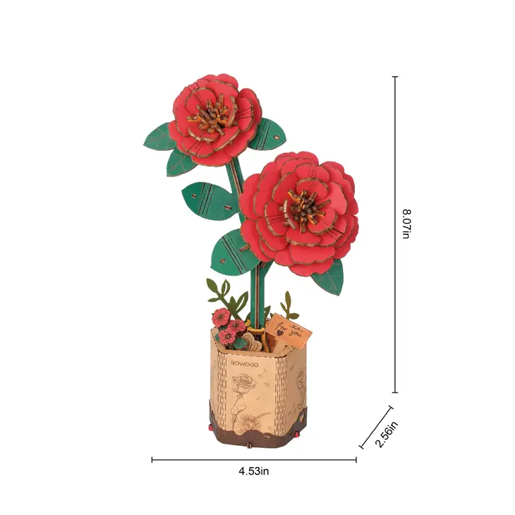3D Wooden Flower Puzzles - Image 2