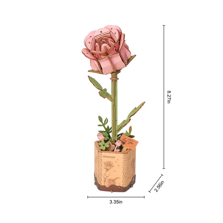 3D Wooden Flower Puzzles - Image 3