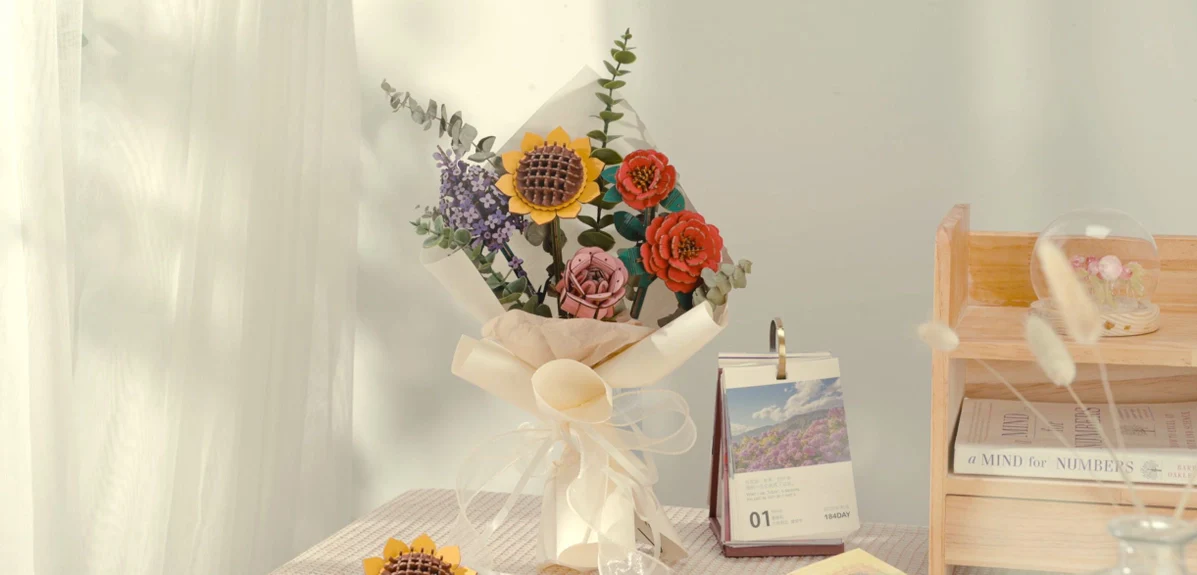 3D Wooden Flower Puzzles - Image 4