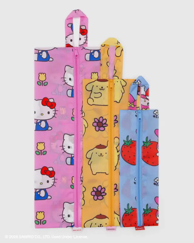 3D Zip Set- Hello Kitty & Friends Florals - Image 3