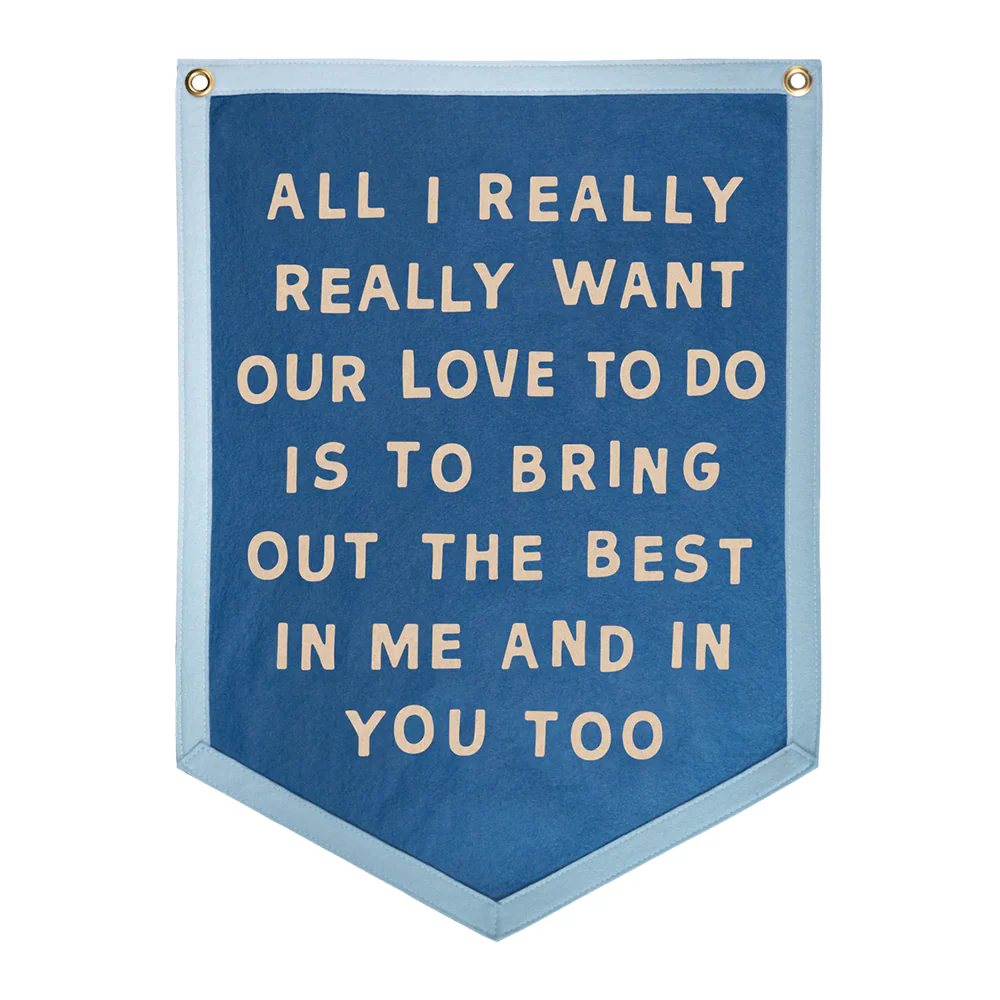 All I Want Camp Flag
