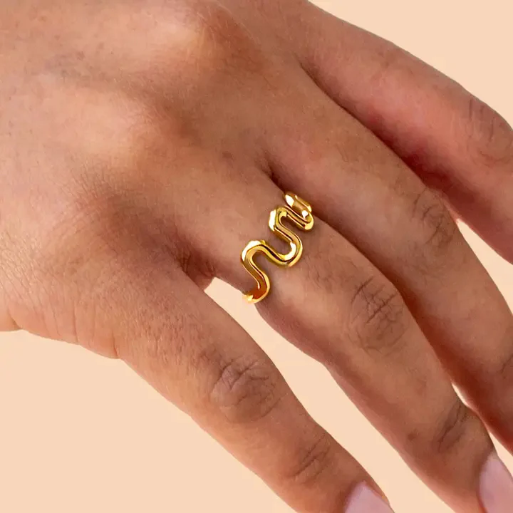 Alma Ring-18K Gold Plated - Image 2