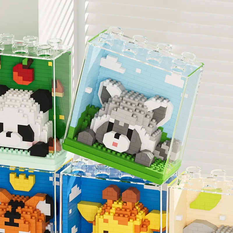Animal Block Set with Case - Image 2