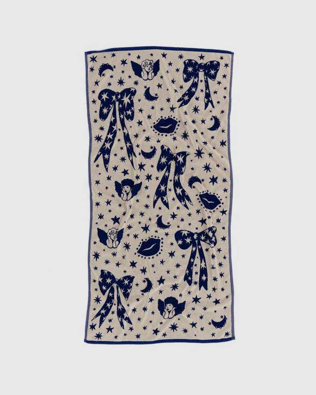 Bath Towel - Cherub Bows - Image 3