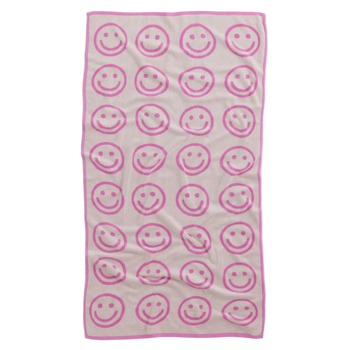 Bath Towel - Happy Pink