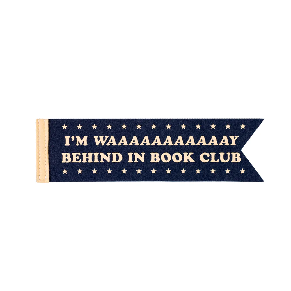 Behind in Book Club Bookmark