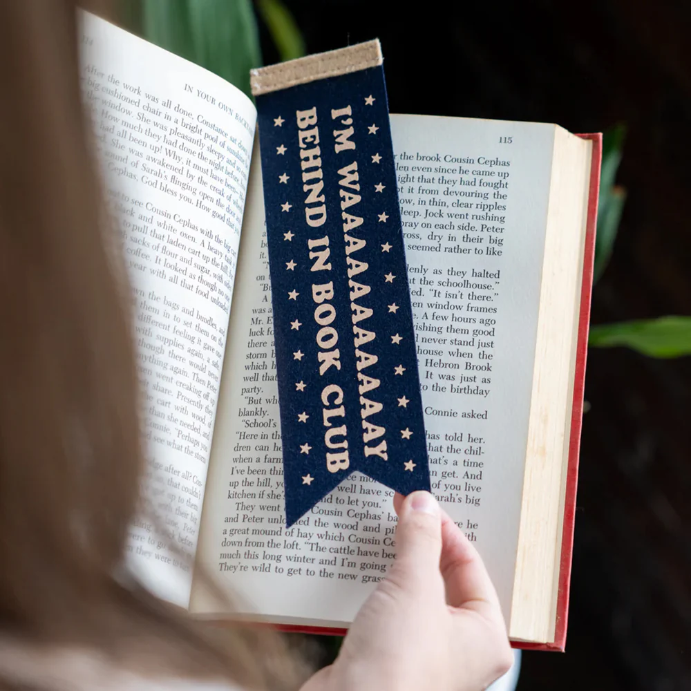 Behind in Book Club Bookmark - Image 2