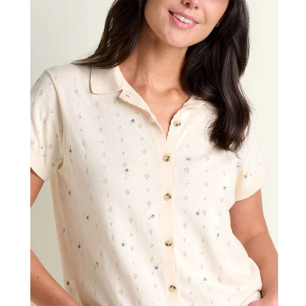Bianca Patterned Blouse - Salt - Image 4