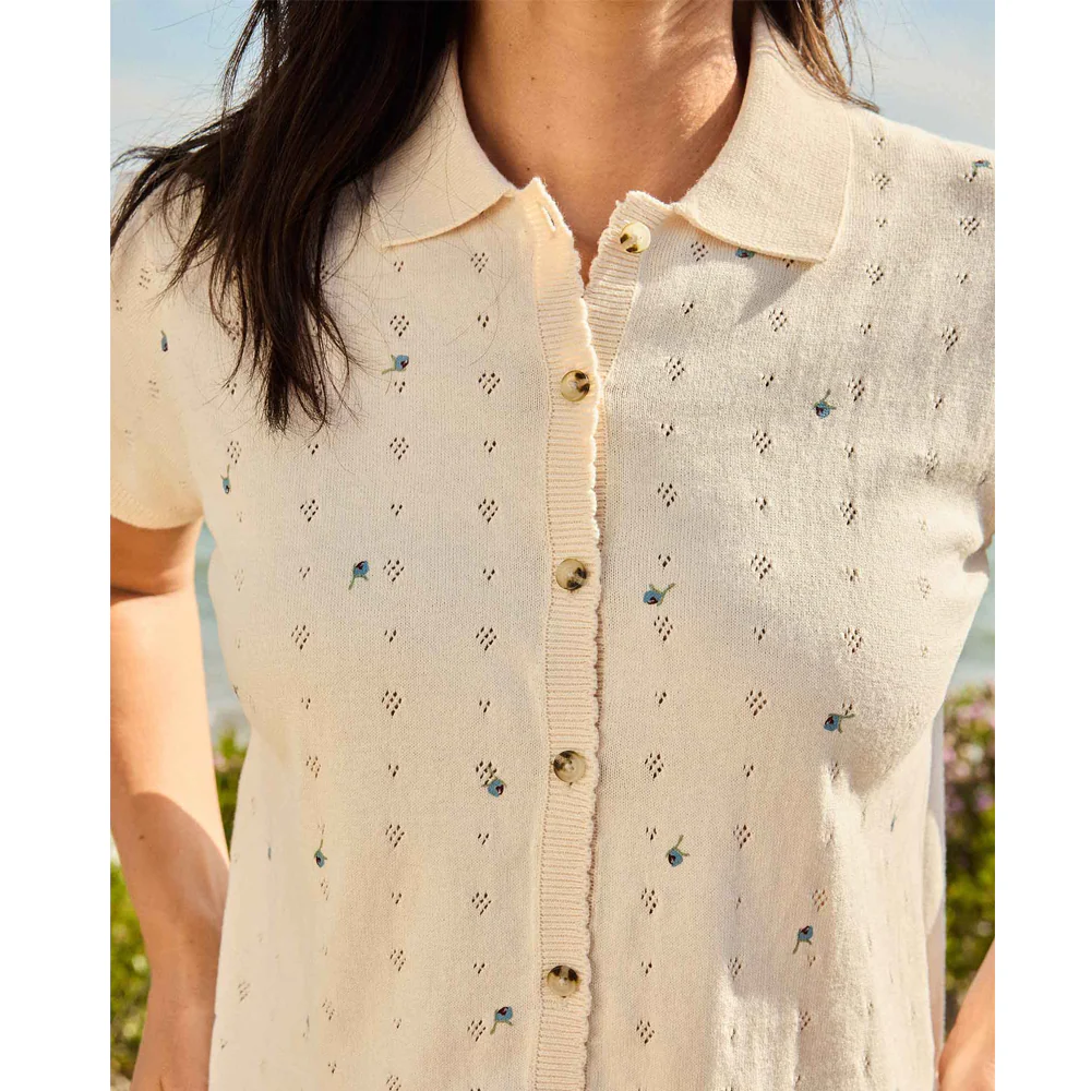 Bianca Patterned Blouse - Salt - Image 5