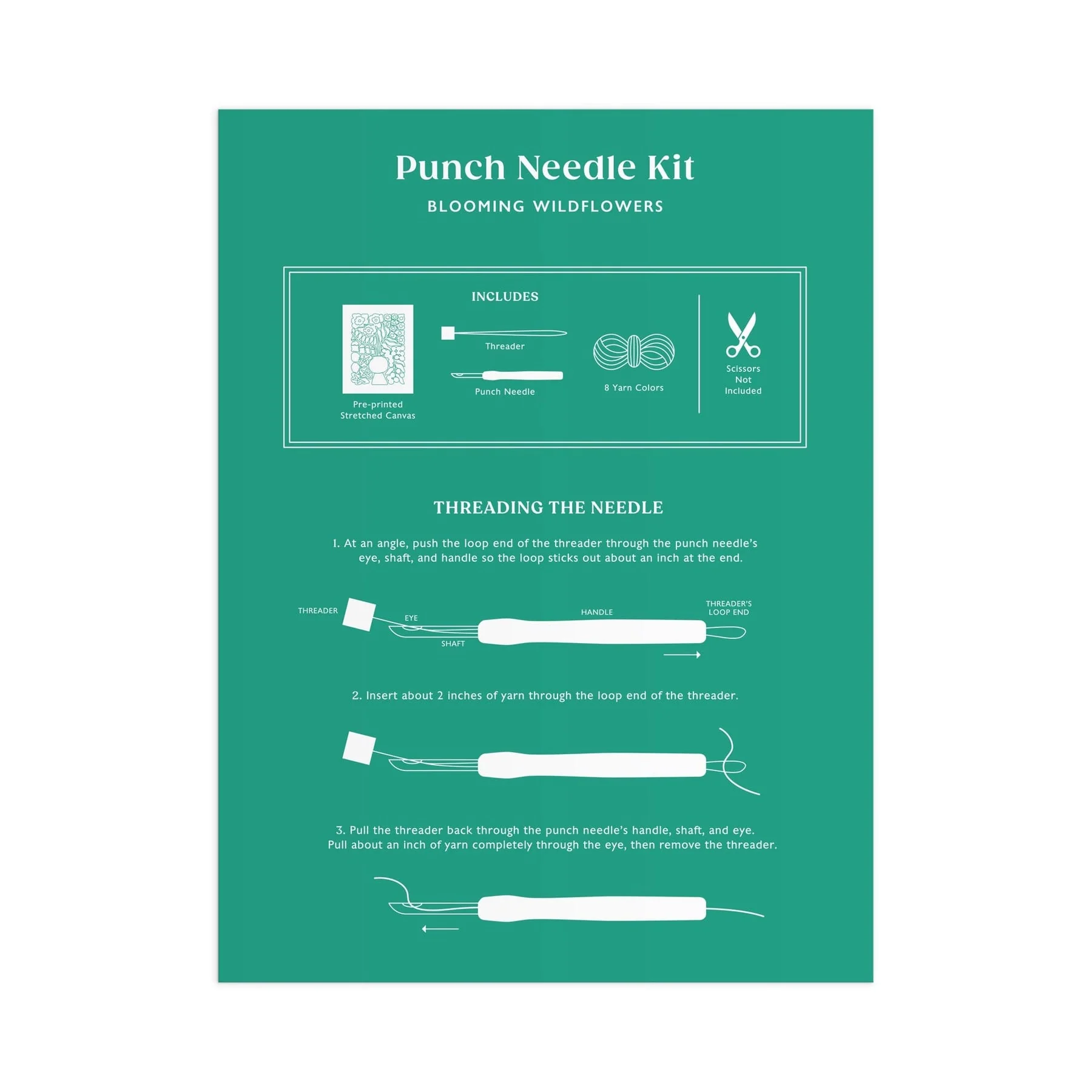 Blooming Wildflowers Punch Needle Kit - Image 5