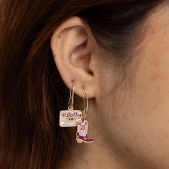 Boot & Country Cassette Earrings - Image 3