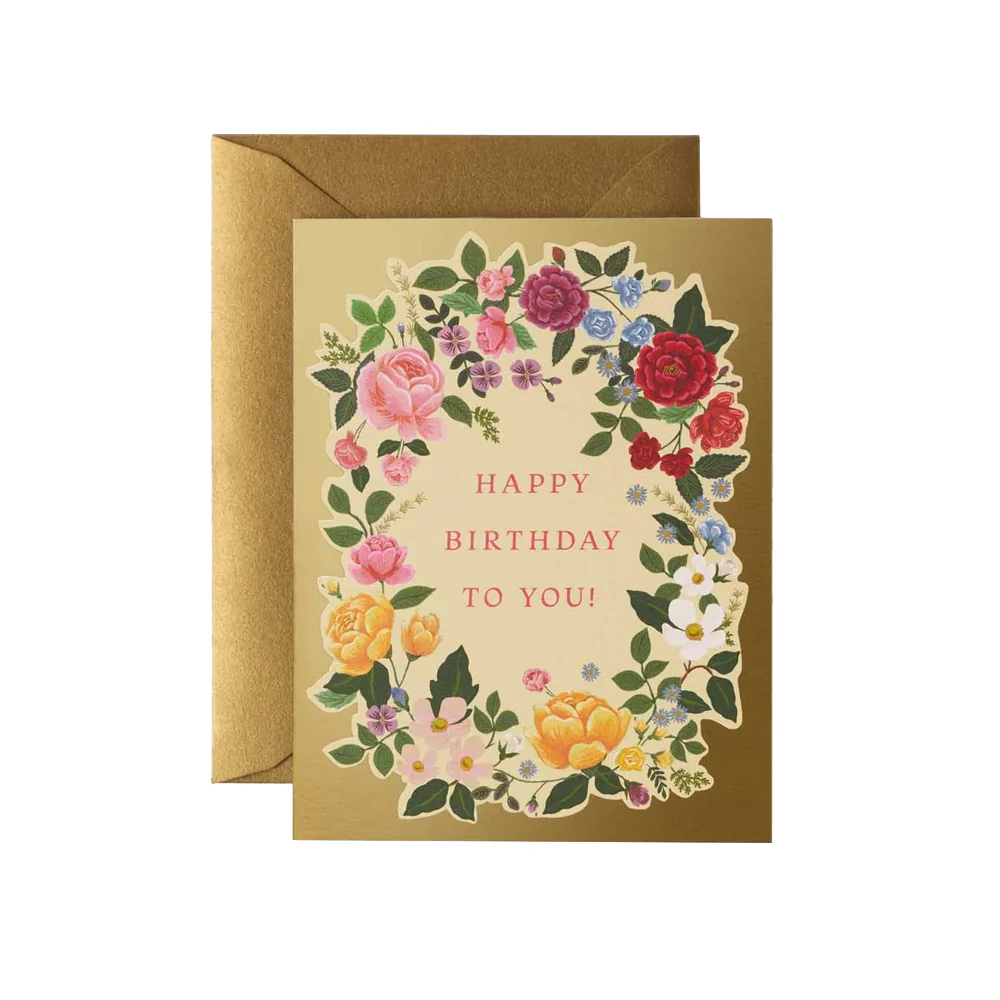 Botanical Birthday Card
