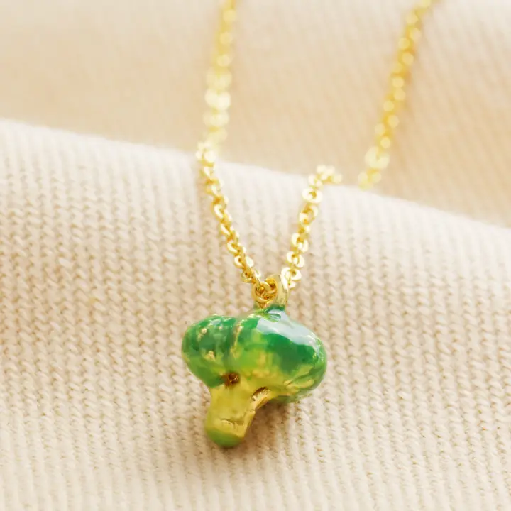 Broccoli Pendant Necklace