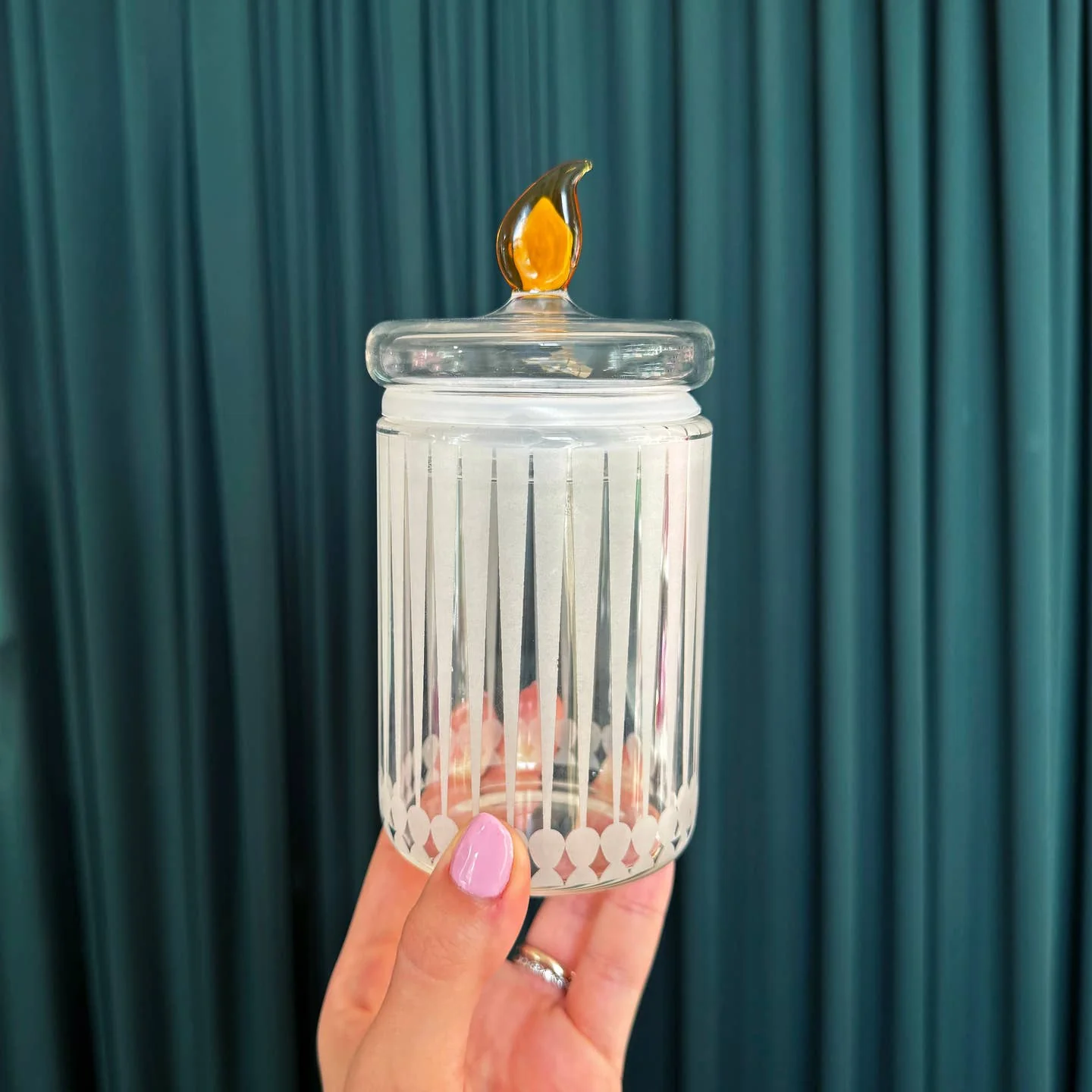 Candle Stick Stash Jar