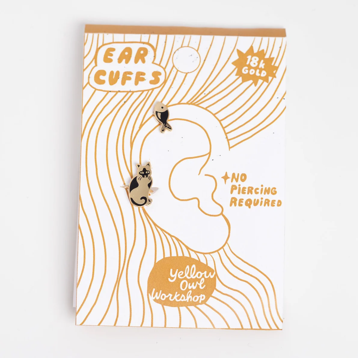 Cat & Fish Ear Cuffs