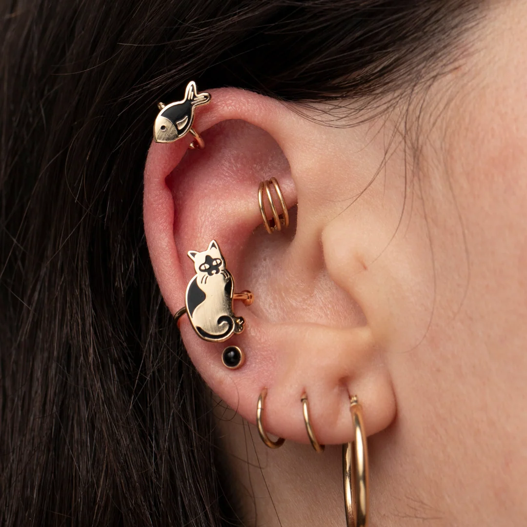 Cat & Fish Ear Cuffs - Image 4