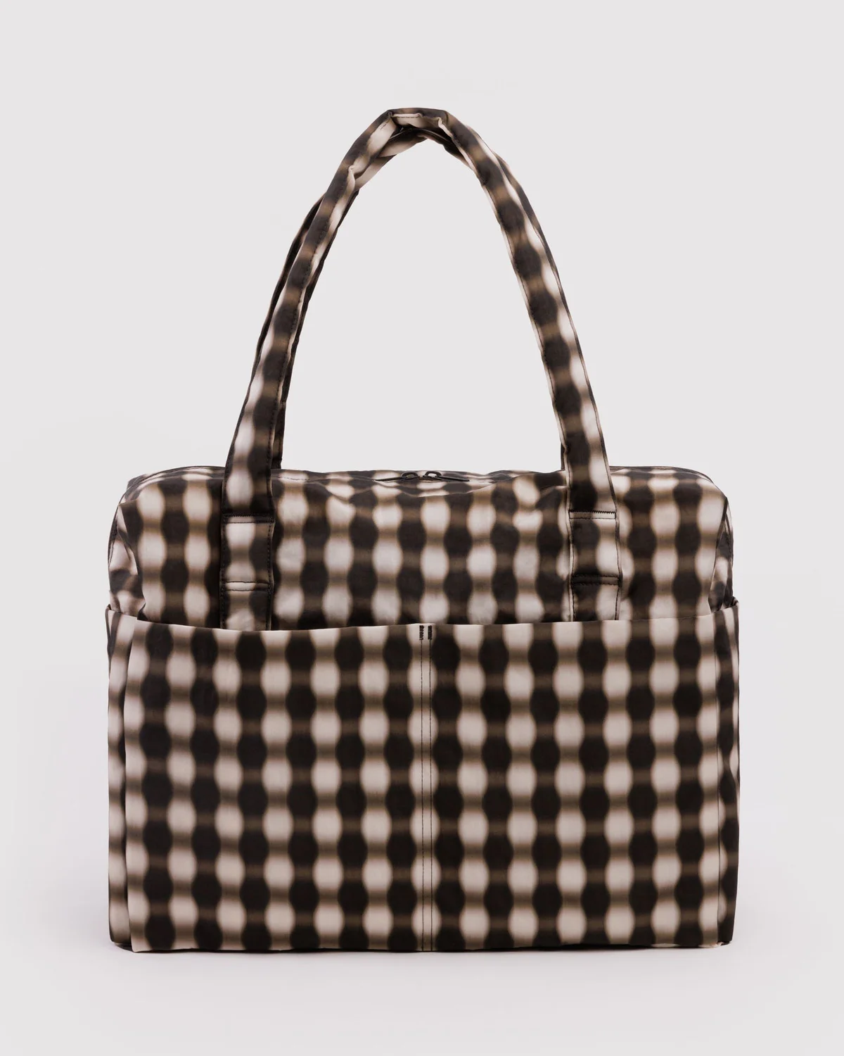 Cloud Carry On - Blurred Gingham Brown - Image 2
