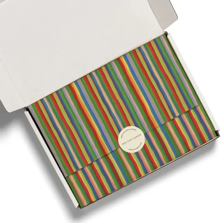 Colorful Stripe Tissue Paper - Image 2