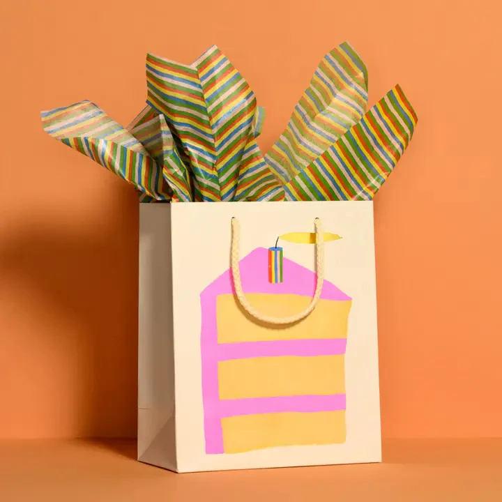 Colorful Stripe Tissue Paper - Image 3