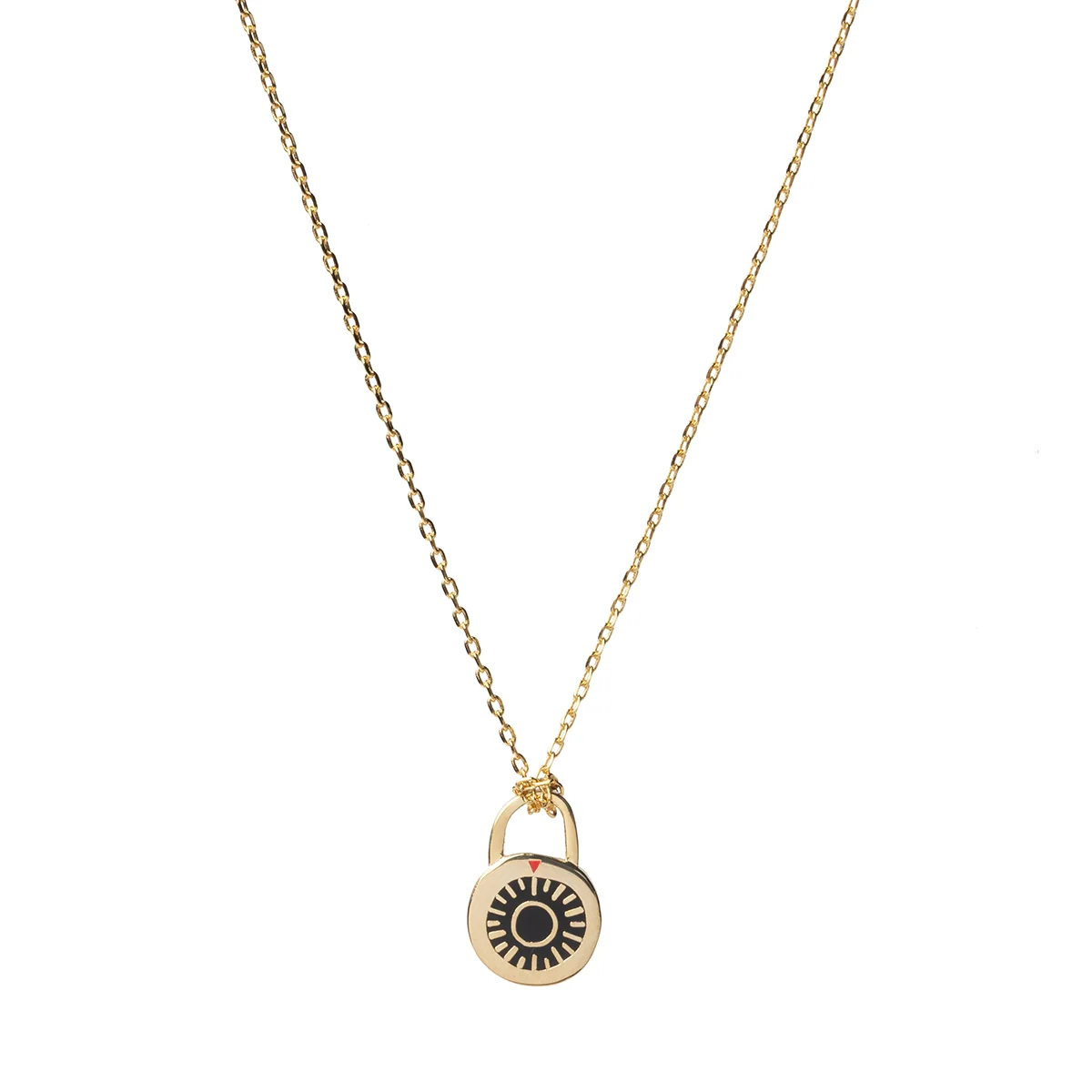 Combination Padlock Necklace - Image 2