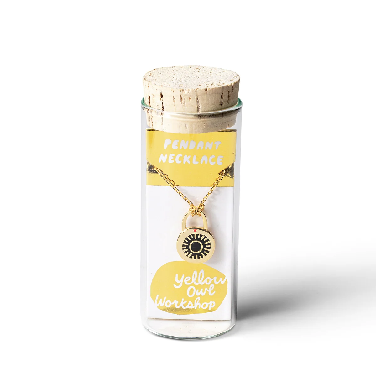 Combination Padlock Necklace - Image 3