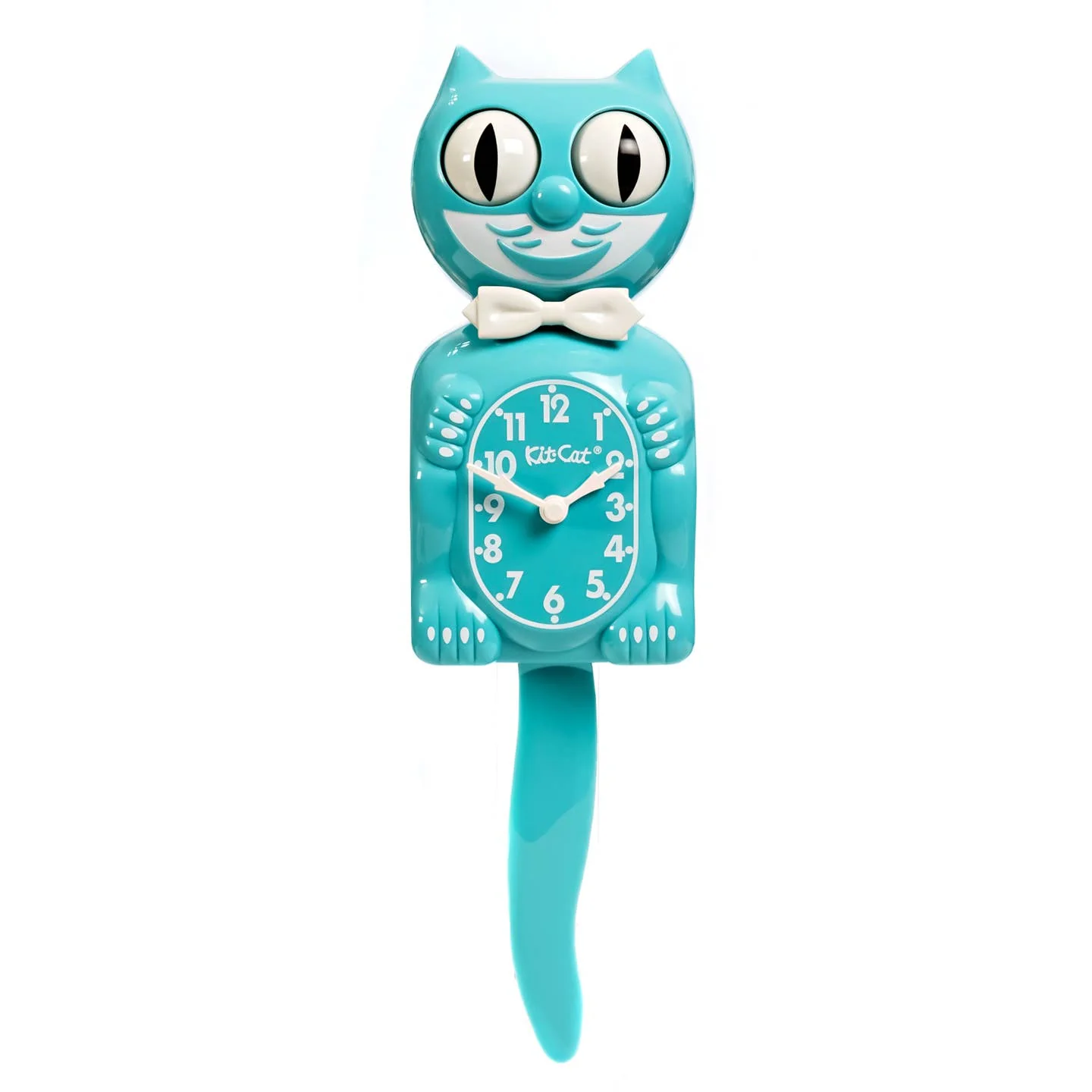 Kit Cat Clock- Colors Vibrant Blue Turquoise