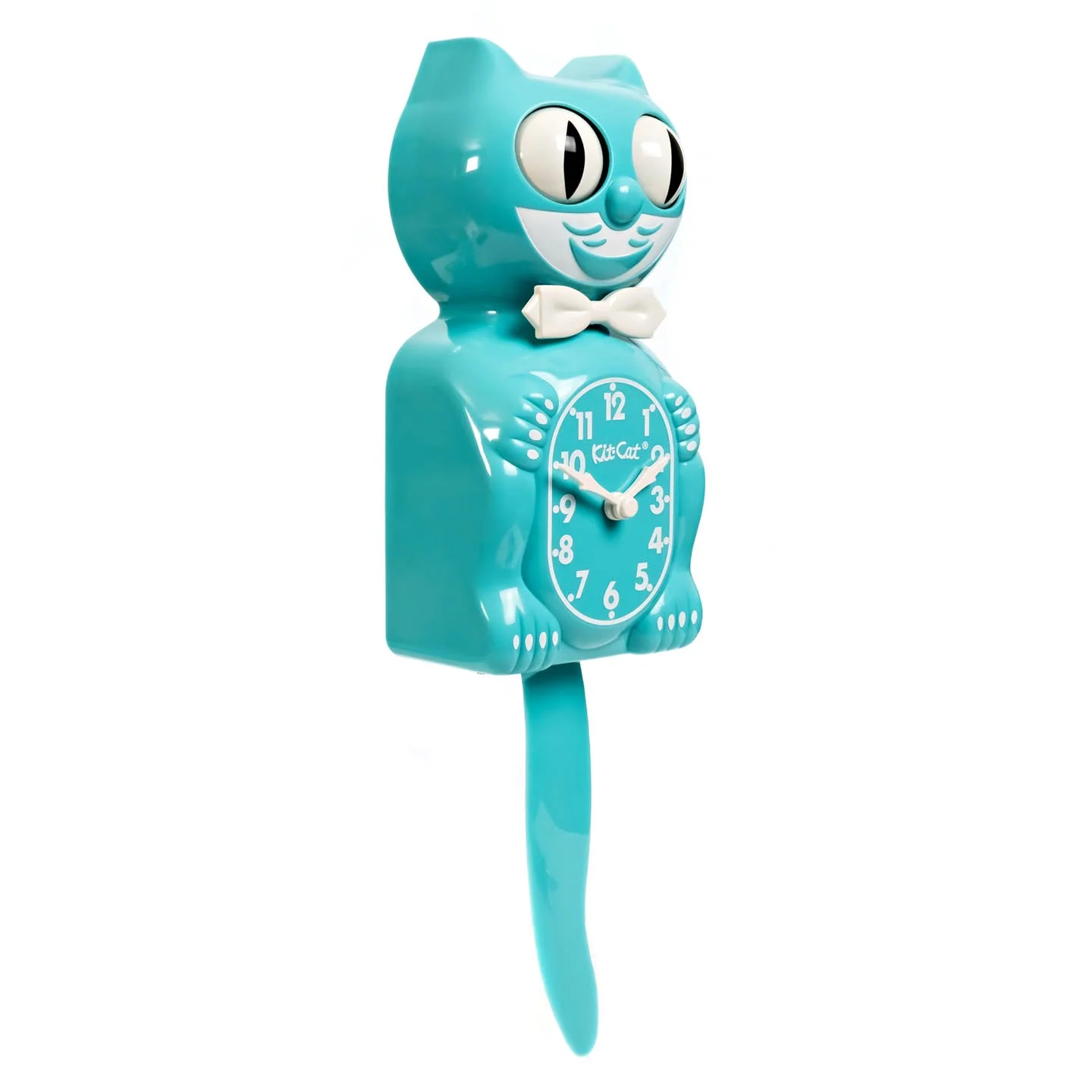 Kit Cat Clock- Colors Vibrant Blue Turquoise - Image 4