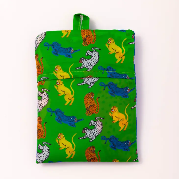 Wild Cats Art Sack - Reusable Tote Bag - Image 3