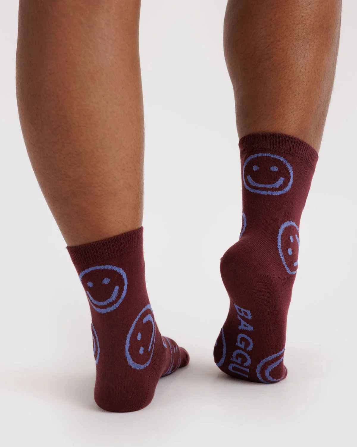Crew Sock- Mahogany Happy - Image 3