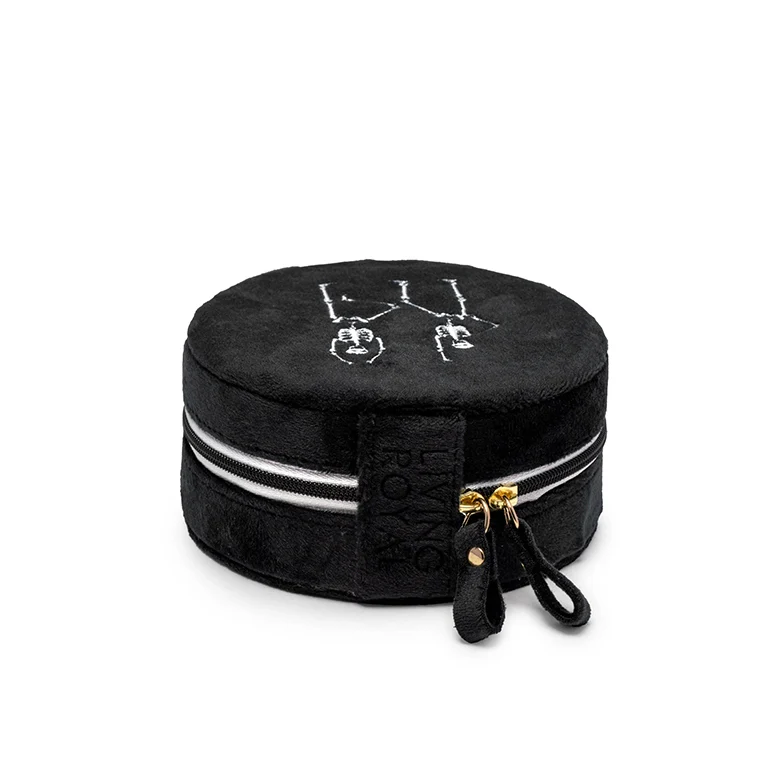 Dancing Skull Jewelry Zip Case - Image 3