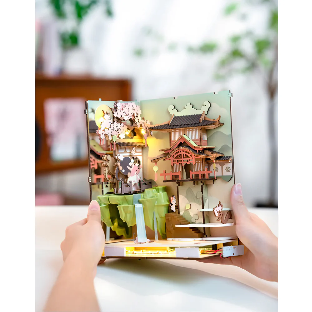 DIY Book Nook Kit- Falling Sakura - Image 2