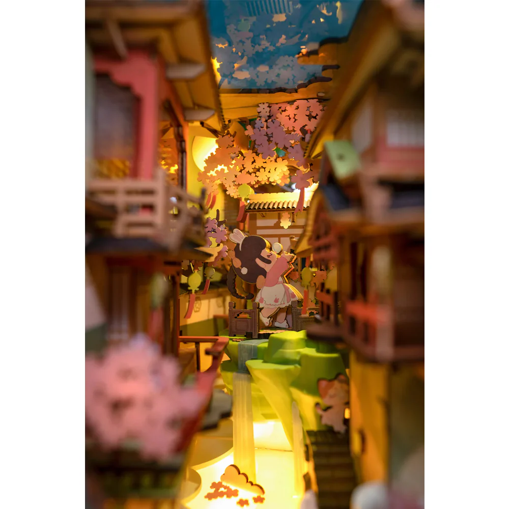 DIY Book Nook Kit- Falling Sakura - Image 4