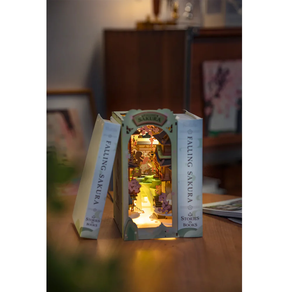 DIY Book Nook Kit- Falling Sakura - Image 5