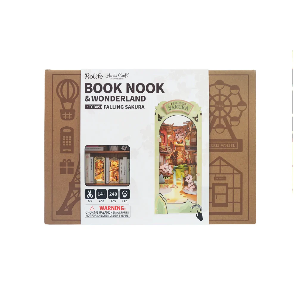 DIY Book Nook Kit- Falling Sakura - Image 6