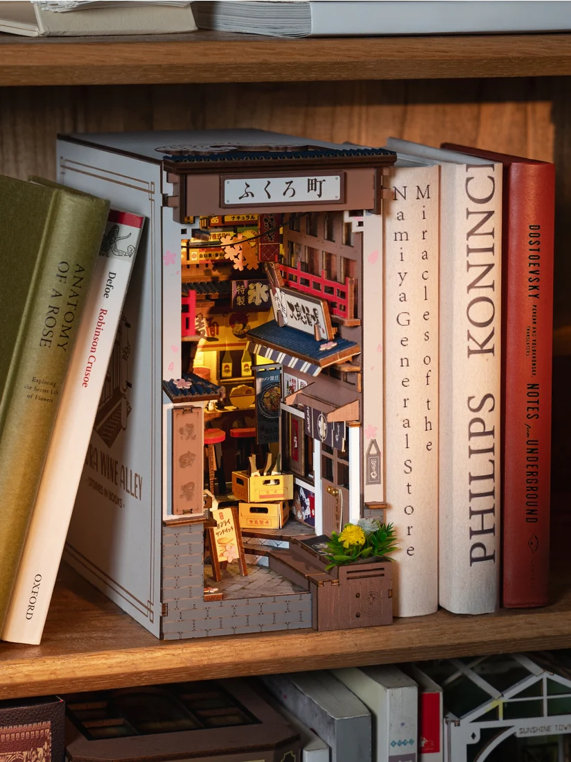 DIY Book Nook Kit- Sakura Wine Alley - Image 6