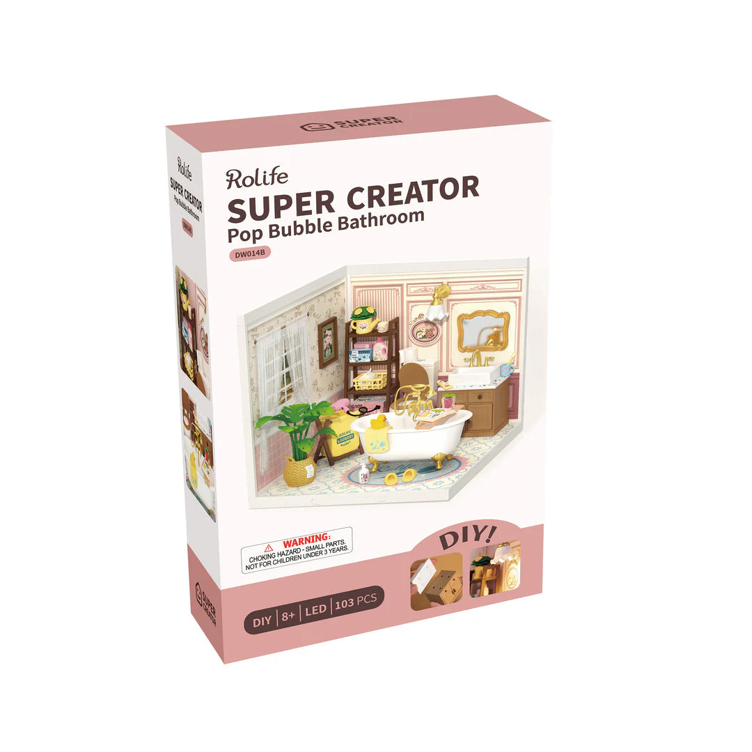 DIY Mini House Kit: Pop Bubble Bathroom - Image 3