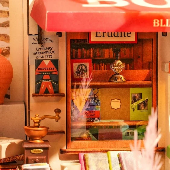 DIY Miniature Corner Bookstore - Image 3