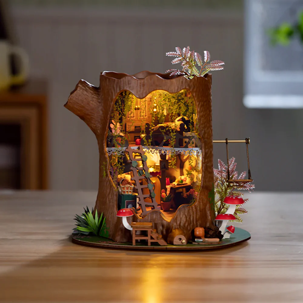 DIY Miniature House Kit: Fairytale Tree House - Image 3