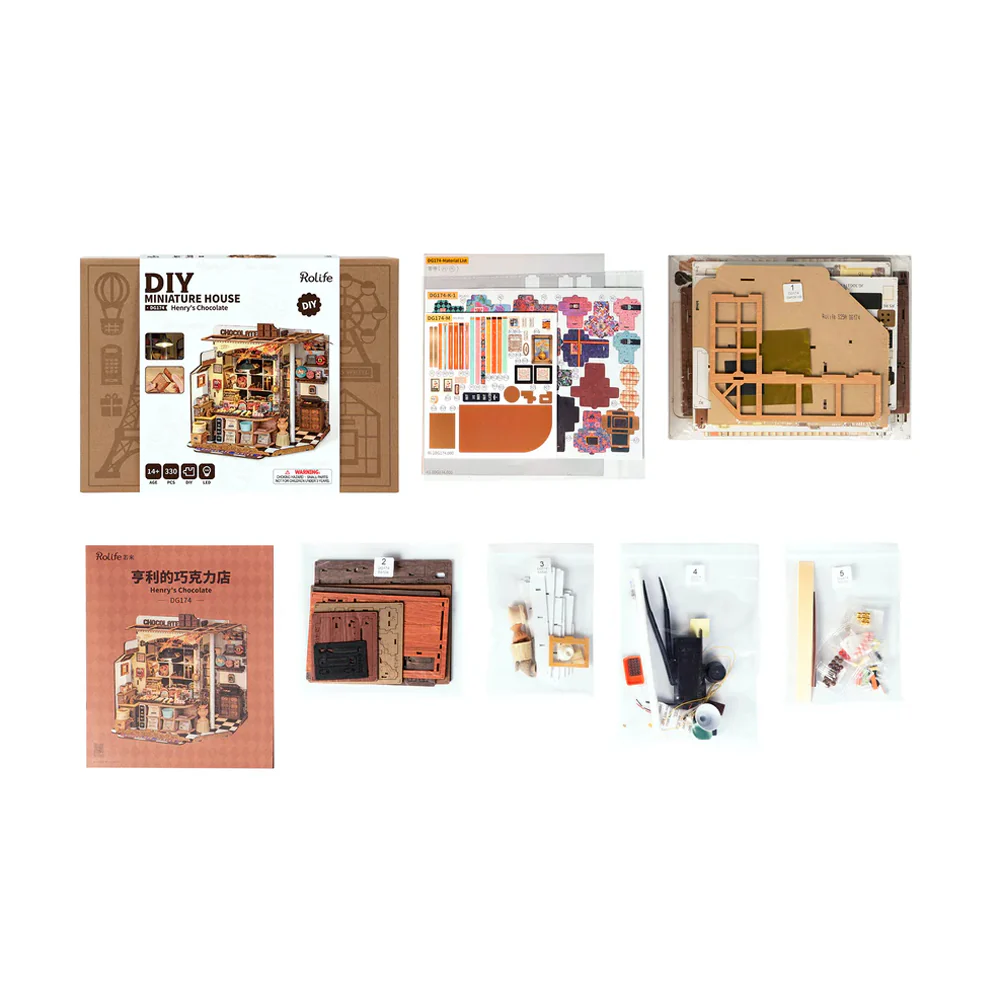 DIY Miniature House Kit: Henry's Chocolate - Image 10