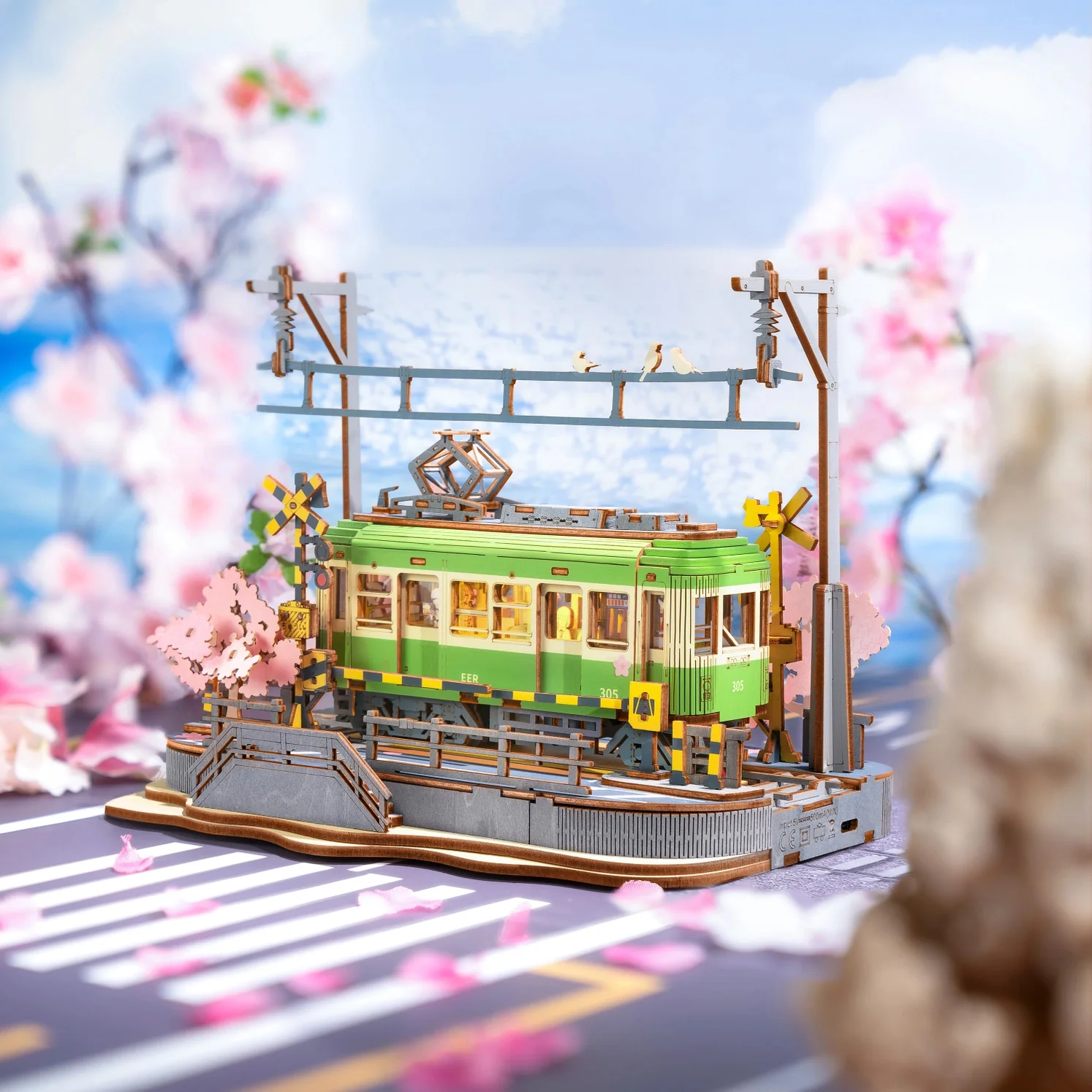 DIY Wooden Puzzle: Sakura Journey - Image 2