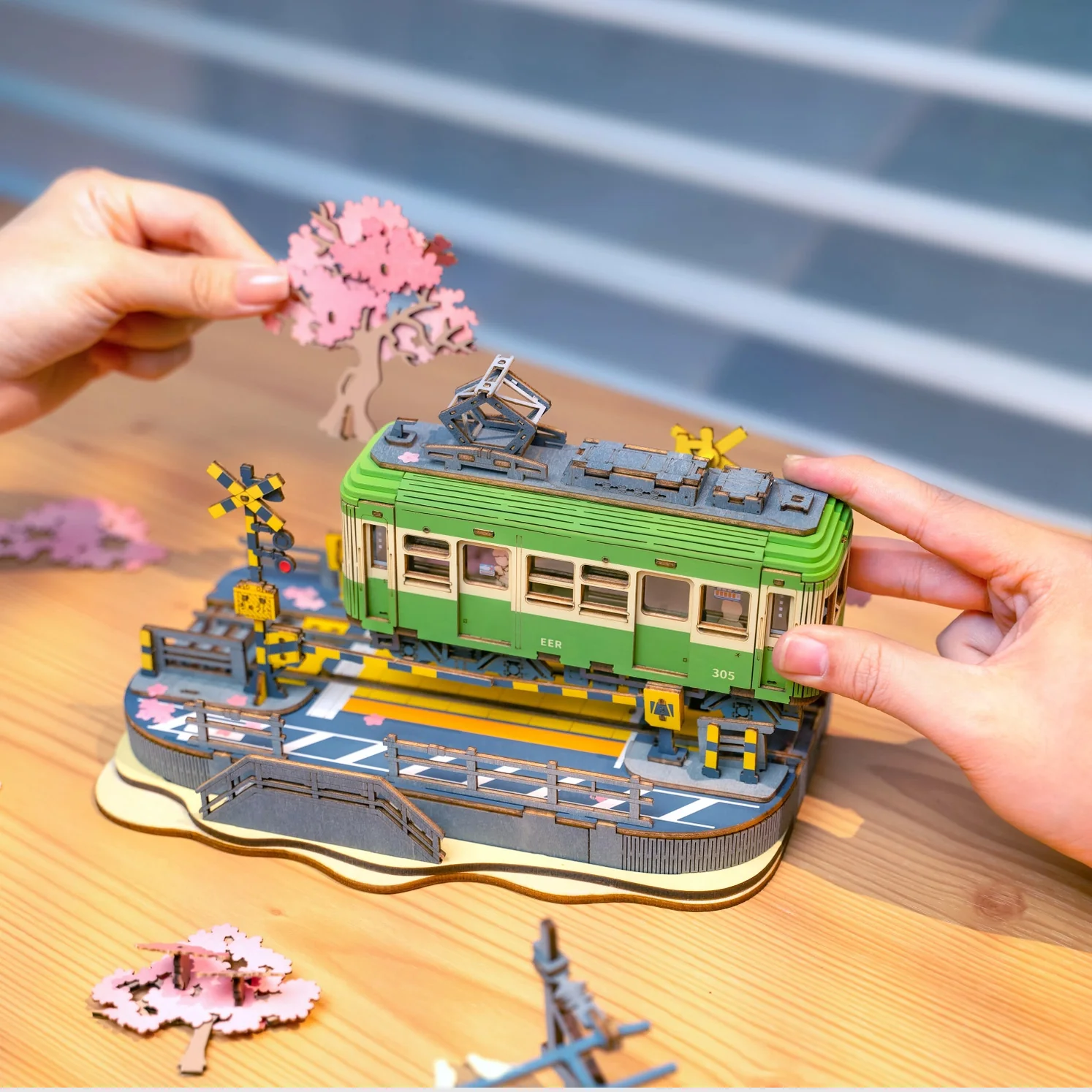 DIY Wooden Puzzle: Sakura Journey - Image 4