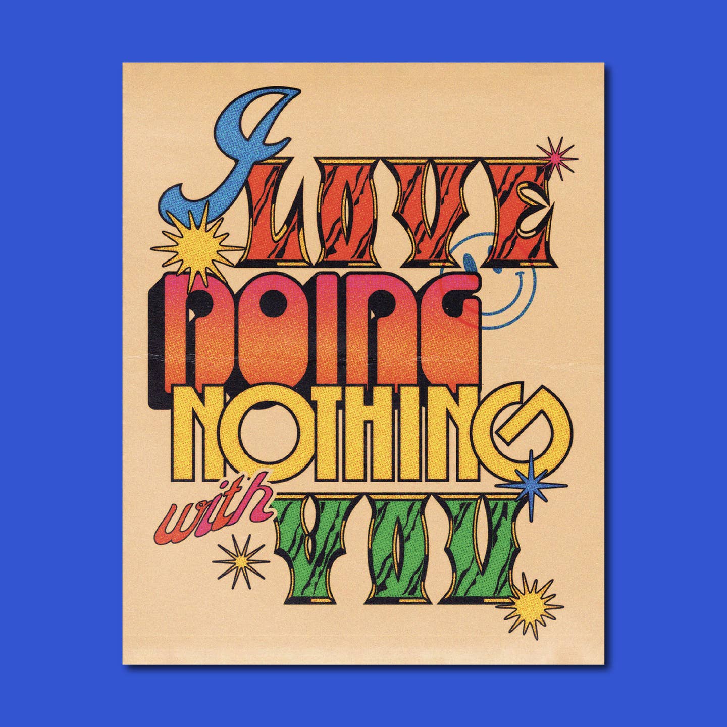 Doing Nothing Print