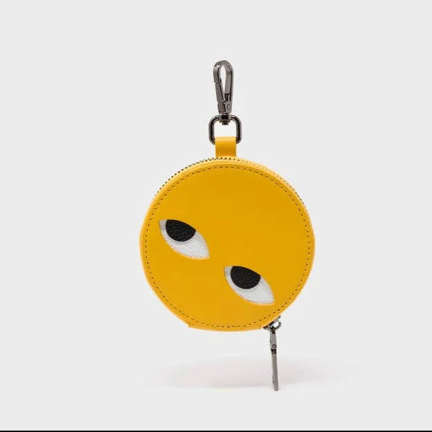 Dottie Leather Pouch Charm-