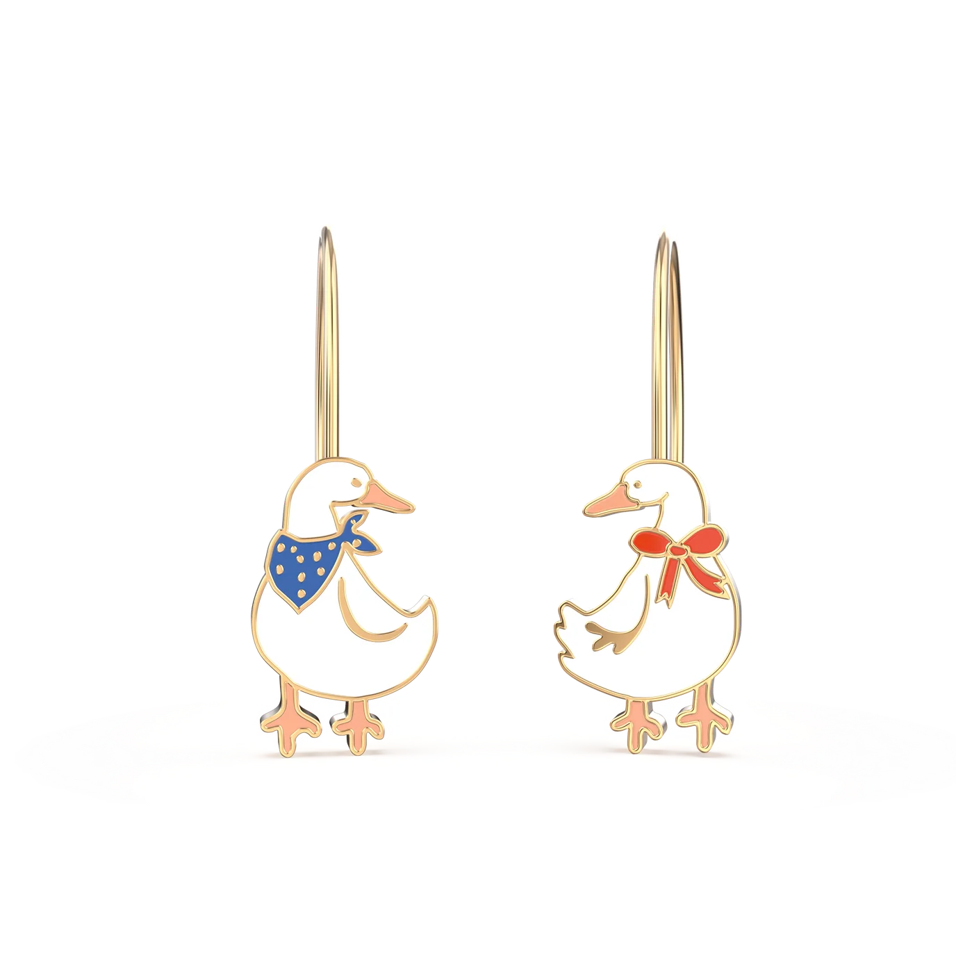 Duck Earrings