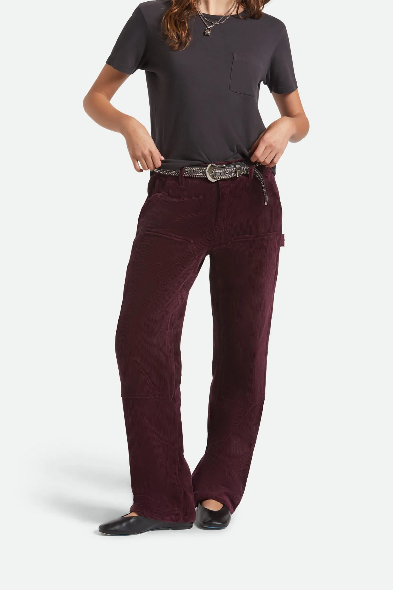 Essex Patched Painter Pant- Port - Image 3