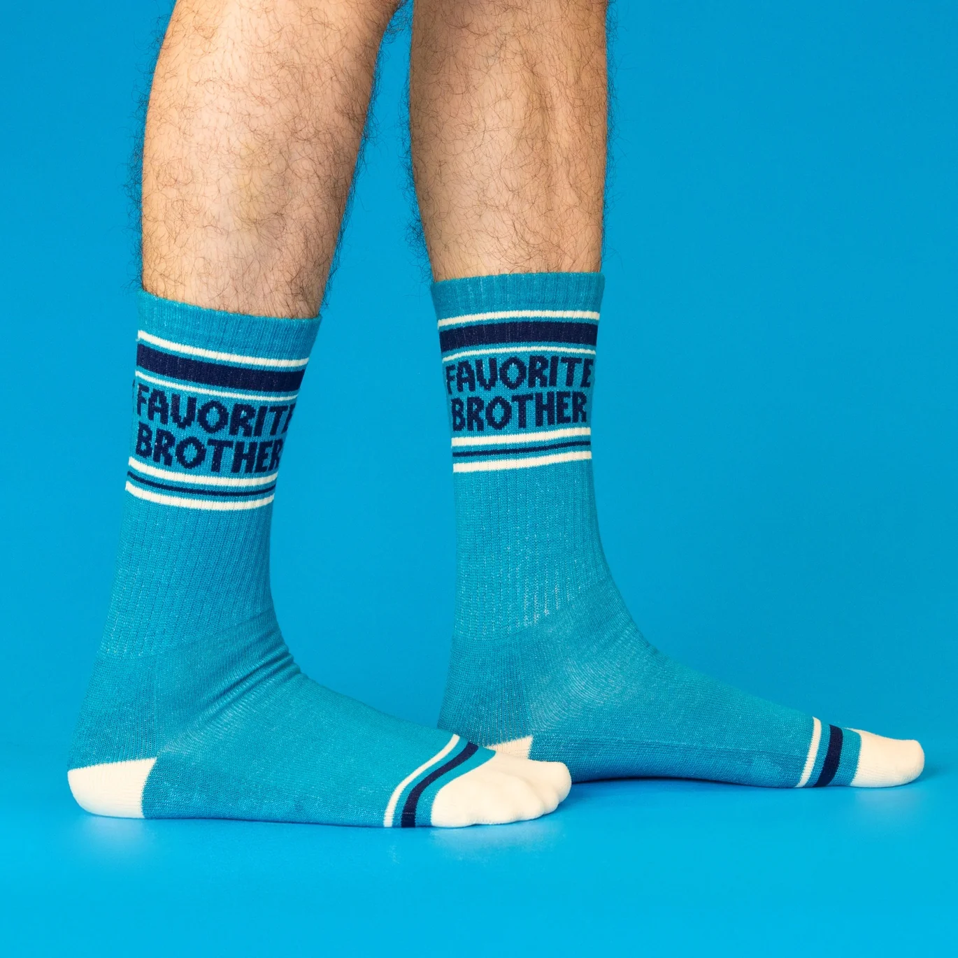 Favorite Brother Gym Crew Socks - Image 2