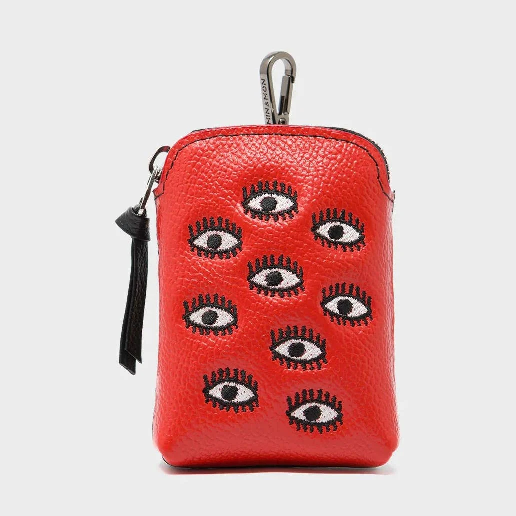 Florence Pouch All Over Eyes Embroidery-