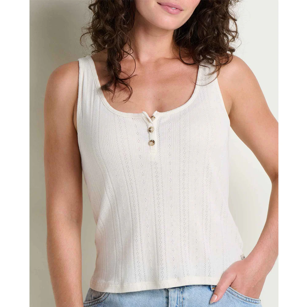 Foothill Pointelle Henley Tank - Image 9