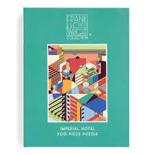 Frank Lloyd Wright Imperial Hotel 500 Piece Book Puzzle